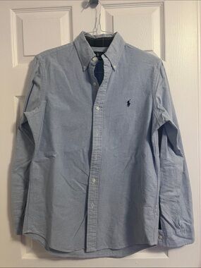 Polo by Ralph Lauren Pale Blue Button-Down Oxford Shirt